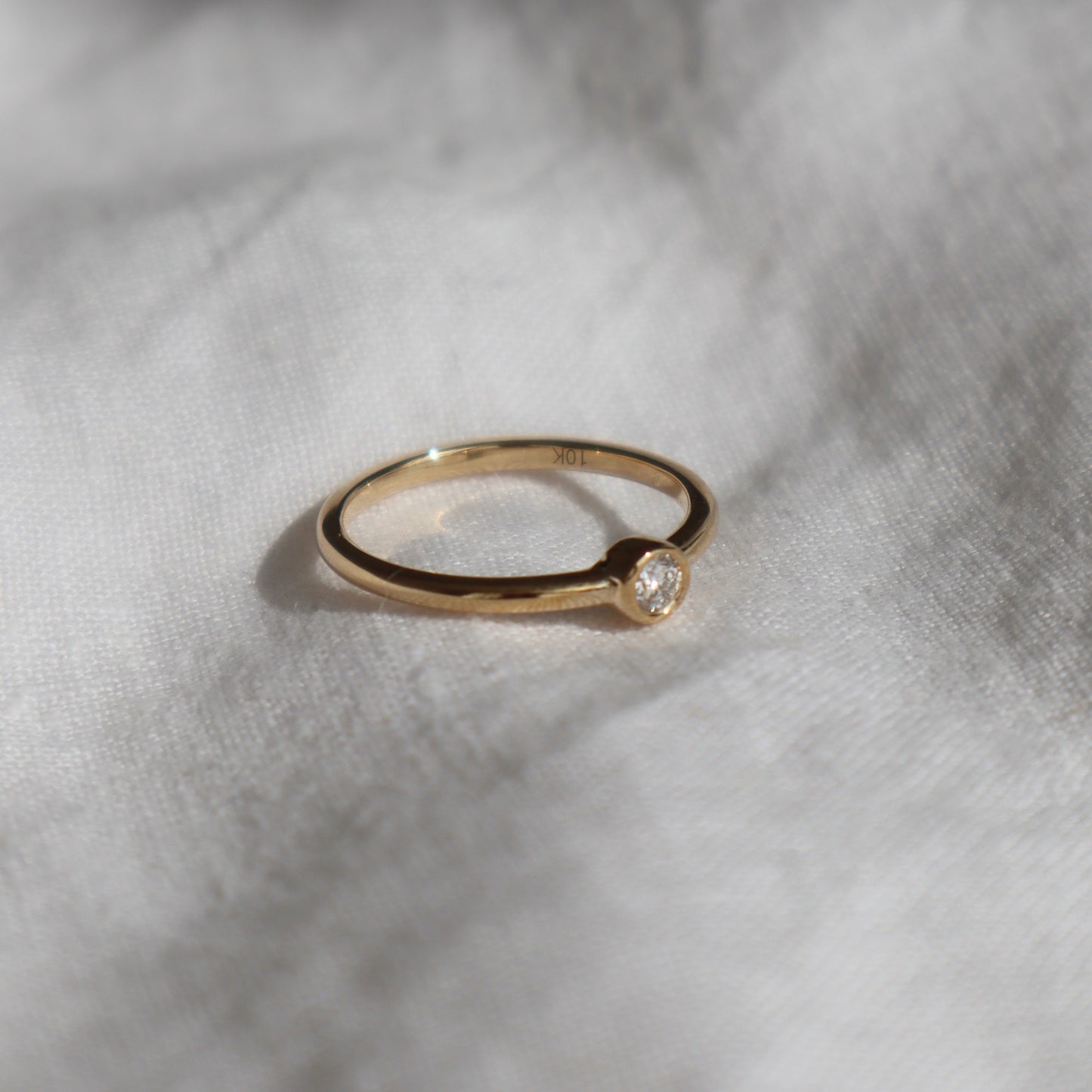 Diamond Bezel Ring