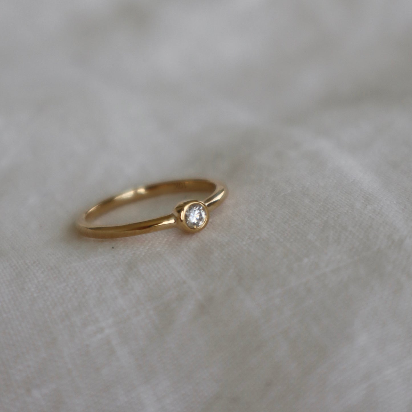 Diamond Bezel Ring