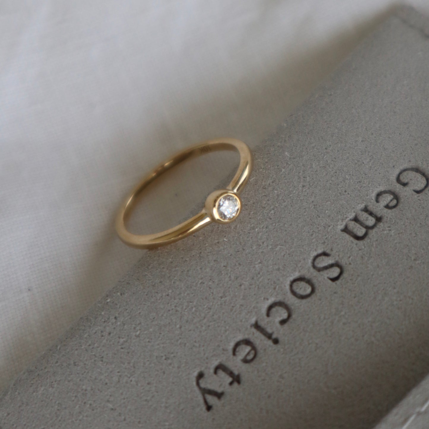 Diamond Bezel Ring