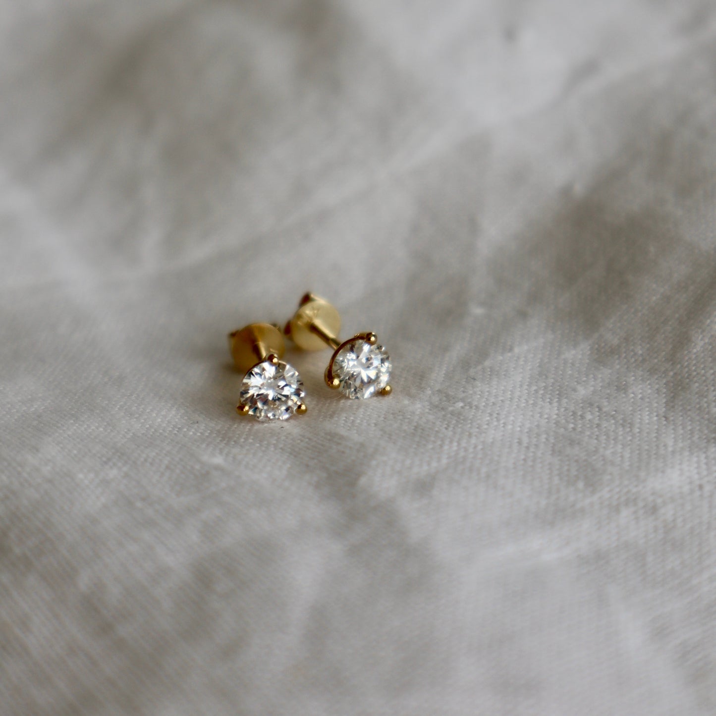 Classic Diamond Studs