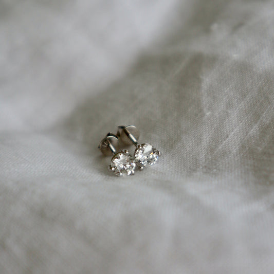 Classic Diamond Studs